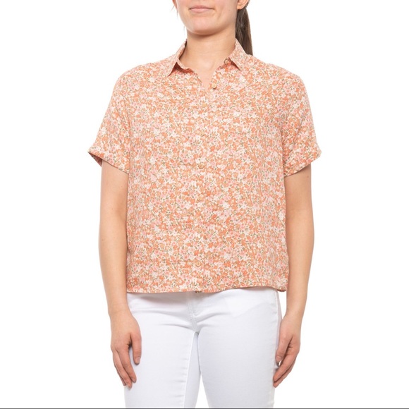 Rachel Zoe 0 Linen Collared Button Down 